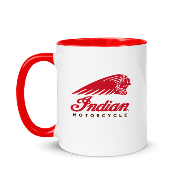 Alternative view of Κούπα Κεραμική Κόκκινη Indian Motors 330ml